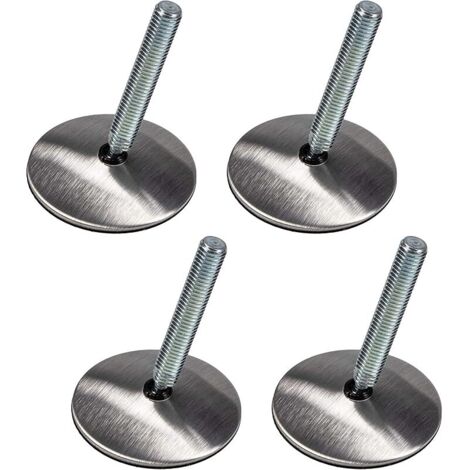 Vis de réglage M10 x 60 mm pour Charge Lourde Acier Inoxydable Mat Pieds de réglage pour Meubles - Made in Germany (1/5)