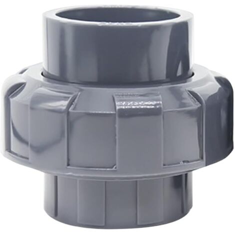 Connecteur de raccordement en PVC, diamètre intérieur de 50 mm, raccords de plomberie, prise de solvant gris, connecteur rapide pour aquarium, étang (1/5)