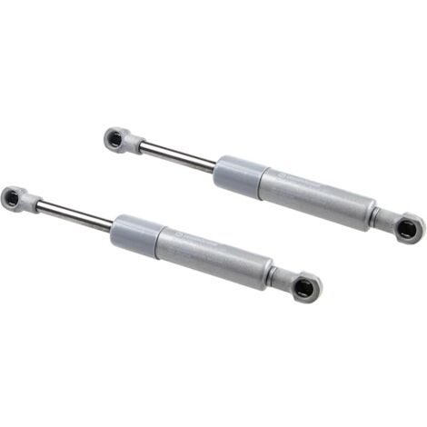 2x ressort à gaz 250N - Amortisseur à gaz Kesseböhmer pour ferrure pivotante HSB - Amortisseur pour volet, porte d'armoire et armoire de cuisine, ressort de compression avec notice (1/5)