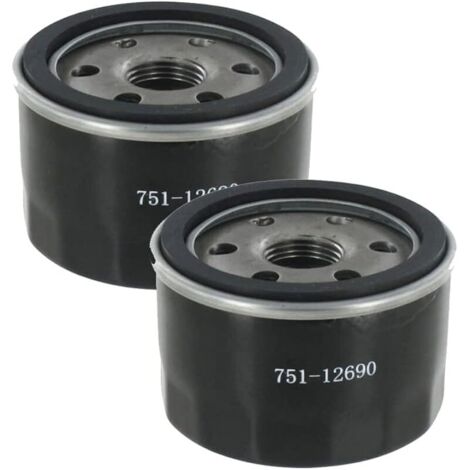 Filtre à huile pour Lawnflite Cub Cadet MTD 4HP 420CC Vertical Tractor 4P90HU 4P90JHA 4P90JU 4P90JUB 4P90MU 4P90MUA et 4P90MUB Moteurs sur tondeuses d'équitation (2 pièce) (1/5)