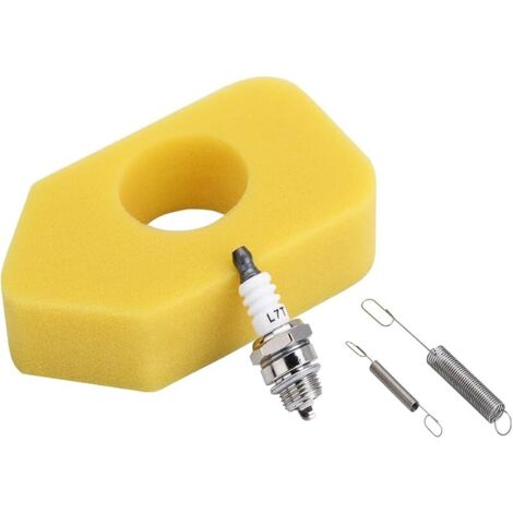 Ressorts Filtre à Air Bougie pour Briggs & Stratton Classic Sprint 698369 691859 692211 Moteurs Série 450-675 (filtre à air & bougie & Ressorts) (1/5)