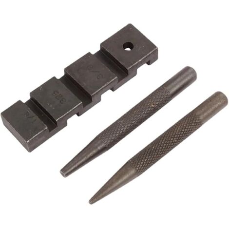 Outil de rupture de chaîne de tronçonneuse, 3 rivets de tronçonneuse de poche et outils de retrait de maillons de tronçonneuse (1/5)