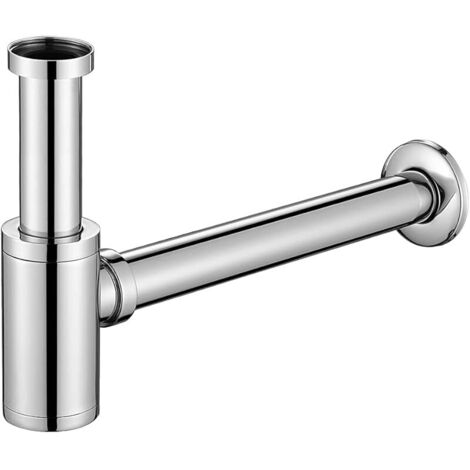 Siphon de Lavabo 1-1/4"x32 mm Universel Tube de Siphon Réglable en Hauteur Anti-Odeurs, Haute Qualité pour Lavabo Evier (1/5)