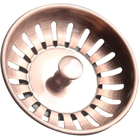 Antique Copper QS491C006 Panier filtrant pour évier, diamètre 83 mm, Cuivre Antique (1/5)