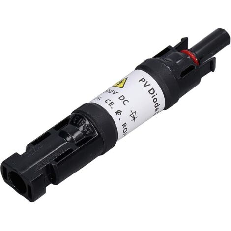 Connecteur Solaire, Connecteur de Diode Solaire PV Bloc de Câble de Panneau Solaire étanche IP67 Mâle Femelle 15A 1000V DC