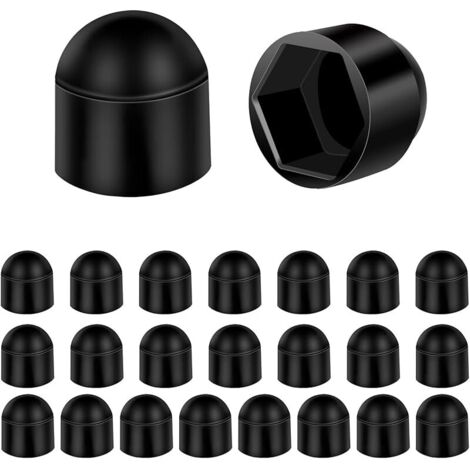 Cache-écrous M6 pour clé de 10 Anthracite 24 pcs Capuchons pour vis M6 pour clés de 10 mm, (1/5)