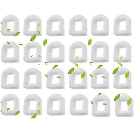 Lot de 24 Filtres à Eau Compatibles avec Drinkwell 360 en Acier Inoxydable Avalon Pagoda Seascape et Sedona, Préfiltres en Mousse pour Fontaine pour Chiens et Chats par (1/5)