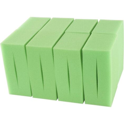Générique Compatible en Mousse Convient pour Oase Biotec Screenmatic 18 & 36 Remplacement Etang Excellent Vert Mousseux Filtre Éponge (Paquet de 8)