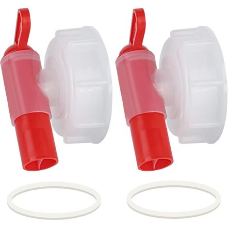 2pc Robinet Verseur 23mm Robinet De Vidange Bidon Din 61 Robinet Doseurpour 20l (1/5)