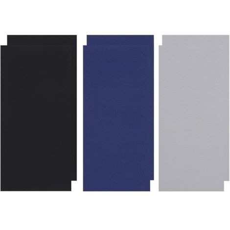 Tissu Autocollant Reparation, 6 Morceaux Tissus Autocollant, Haute Viscosité, ImperméAble, LéGer, Peut êTre Utilisé pour RéParer les Tentes, les Doudounes et les Imperméables