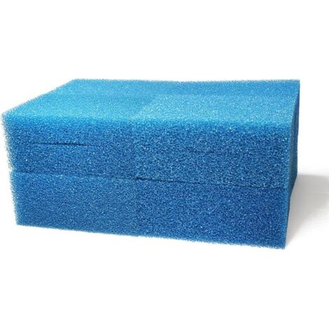 Générique Compatible en Mousse Convient pour Oase Biotec Screenmatic 18 & 36 Remplacement Etang Bleu Grossier Mousseux Filtre Éponge (Paquet de 8)