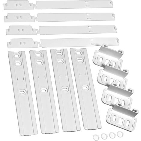 Kit de fixation universel pour porte de réfrigérateur intégré (lot de 4)