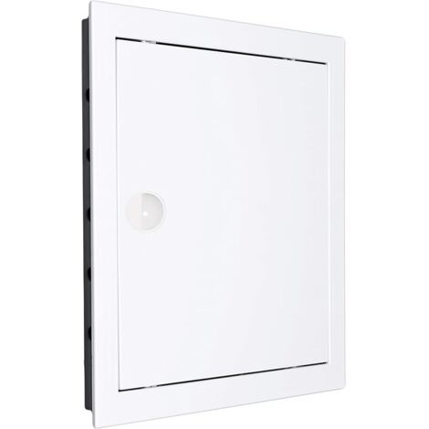 Réglage des volets et des portes Plastique ABS blanc de qualité supérieure Tailles selectionnables. 25x25cm