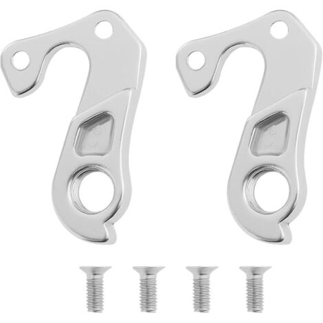 Lot de 2 Crochets Dérailleur Arrière Vélo 5,5 X 3,4 Cm Alliage d'aluminium Dérailleur Arrière Vélo Crochet Dérailleur Arrière Compatible avec Lapierre Froggy Compatible avec Lapierre Zesty (1/5)