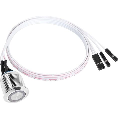 Bouton d'alimentation ATX 16 mm en métal pour ordinateur de bureau (1/5)