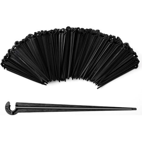 200 Pièces Piquets de Support de Tuyau D'irrigation, D'irrigation D'égouttement Support, Irriging Drip Supports Stakes, pour Tube d'égouttement 4/7mm, pour Potagers, Jardins, Parterres (1/5)