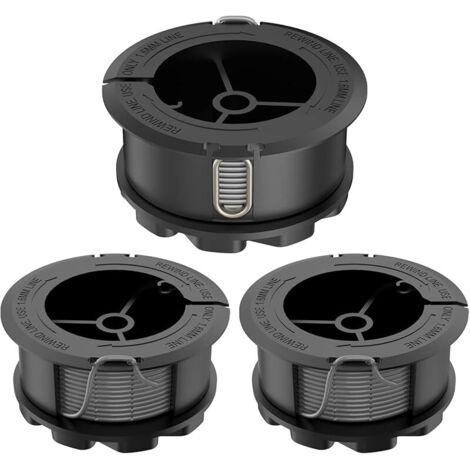 Lot de 3 bobines de Fil de Coupe de Rechange pour débroussailleuse, Fil de 1,5 mm de diamètre, bobines de Rechange f016800570, compatibles avec Bosch Universal GrassCut 18/18-26/18-260 (1/5)
