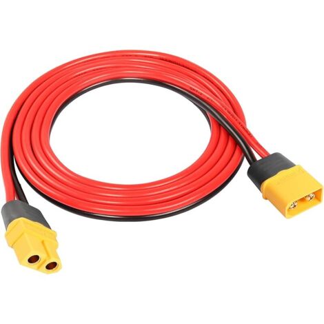Câble d'extension XT60 1,2 m 16 AWG XT60 mâle vers femelle pour batterie RC Lipo Drone FPV (1/5)