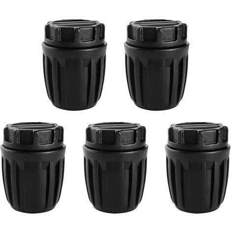5 Pièces Raccords D'irrigation Goutte à Goutte pour Tubes 20mm, Adaptateur Bouchons D'Irrigation Goutte, Raccords D'irrigation Droits, Connecteur de Tuyau D'irrigation