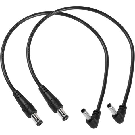 Câble d'alimentation de Conversion DC 2PCS 12V DC5.5x2.1mm vers DC3.5x1.5mm mâle vers mâle Câble d'extension (1/5)