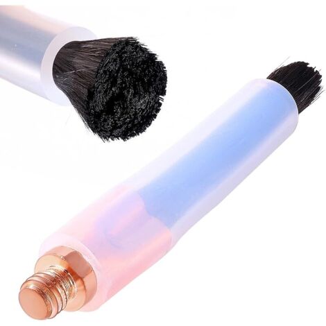 M8 Brosses à Souder Industrielles Nettoyag, Outil de Nettoyage en Fibre de Carbone Cuivre, Brosse de Soudage en Fibre de Carbone, pour le Nettoyage des Coutures de Soudure TIG WIG MIG (1/5)