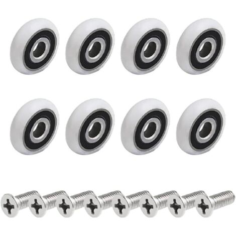 8 galets de porte de douche de (25mmM5screw) (1/5)
