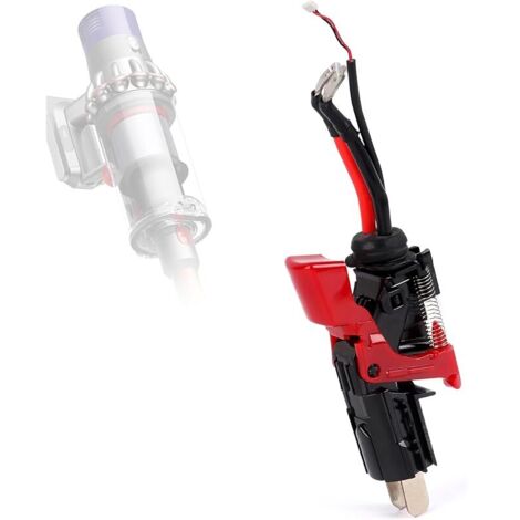 Interrupteur renforcé de rechange pour aspirateur Dyson V10 SV12, bouton d'alimentation amélioré avec support de commutateur (1/5)
