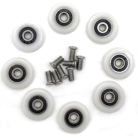 8 galets de porte de douche de (23mmM5screw) (1/5)