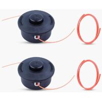 Tête de Coupe Autocut 25-2 pour Stihl FS 55 55 C 56 56 C FS 70 C FS 87 FS 90 FS 94 FS 100 FS 120 FS 130 FS 250 FR 450 avec 2 Tête Oeillets pour Débroussailleuse/Coupe-Bordures