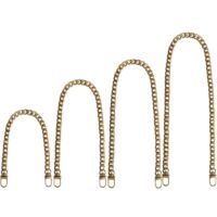 Chaîne de Sac à Main, 4 Pièces Chaîne de Rechange en Métal, Chaîne Sac à Main avec Boucles Pivotants, Chaîne de Remplacement pour sac à Main, pour sac à Main Sac à Bandoulière (Bronze)