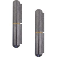 Charnière de porte à souder Paumelles à souder en métal en 2 parties pour portes métalliques Charnière à souder Hauteur : 100 mm MADE IN GERMANY Capacité de charge 200 kg