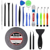 Kit Complet d'outils 21 en 1 compatible avec Réparation de Smartphones/Tablettes (iPhone iPad Samsung Motorola Huawei ...)