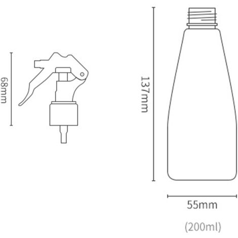 yolzhxe Vaporisateur, 200 ml Spray Bouteille Vide, Rechargeable Flacon Pulvérisateur, Bouteilles en Plastique, Vaporisateur Plante pour Nettoyage, Plantes, Jardinage, Coiffure, Multicolore yolzhxe Vaporisateur, 200 ml Spray Bouteille Vide, Rechargeable Flacon Pulvérisateur, Bouteilles en Plastique, Vaporisateur Plante pour Nettoyage, Plantes, Jardinage, Coiffure, Multicolore