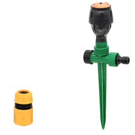 Arroseur De Jardin Rotatif 360° - Portée Réglable 8-10 M, Idéal Pelouse, Plantes Et Jeux D'enfants - Alliage Et ABS Durable