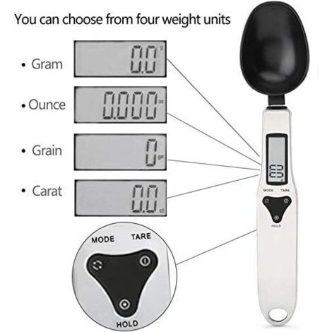 IPEA Balance à Cuillère Numérique 500g - Précision 0.1g Pour Cuisine Et Dosage Précis