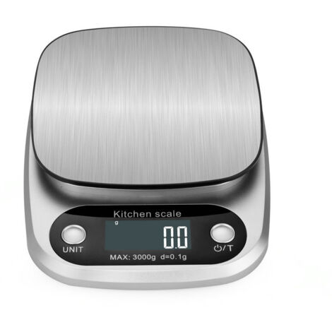 Balance De Cuisine Numérique 10 Kg – Écran LCD – Fonction Tare – Précision 1 G – Blanc
