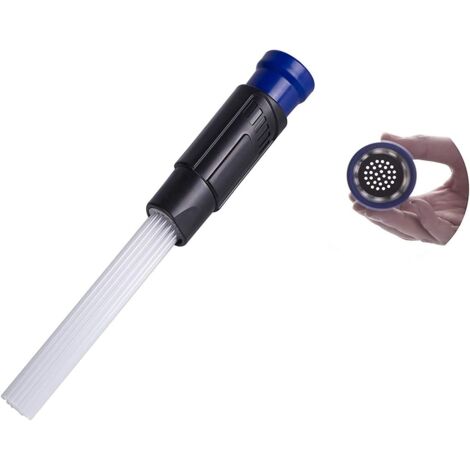 Embout Aspirateur Universel Long Et Flexible 62 Cm, Suceur Plat Compatible Avec Raccord 32 Mm Et 35 Mm, Accessoire Pour Nettoyage Sous Meubles, Voitures Et Endroits Difficiles D'Accès