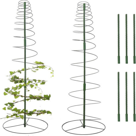 Cage de support annulaire rétractable pour jardin, adaptée au support des plantes d'intérieur et d'extérieur, cage annulaire pour plantes grimpantes. (1/4)