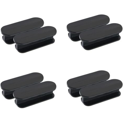 Window Sticker Handle 8 Pieces Black Stickers Handles, Door And Window Handles, Sticky Handle ...