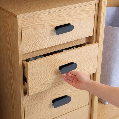 Window Sticker Handle 8 Pieces Black Stickers Handles, Door And Window Handles, Sticky Handle ...