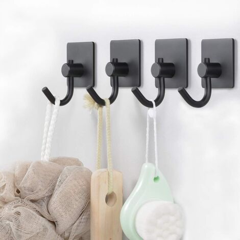Crochets Muraux Transparents Pour Serre-têtes - Lot De 2, Adhésif Puissant, Support Jusqu'à 5 Kg