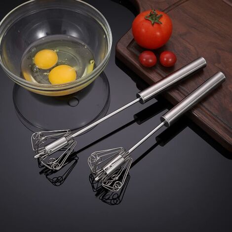 Fouet De Cuisine Oeufs En Acier Inoxydable Crème Cuisine Outils Whisk Beach Batter Barre De Ménage Mélangeur Manuel, For Mélanger La Fouette (12