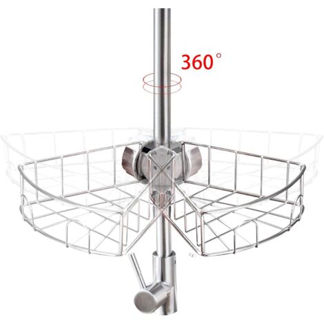 Porte-Éponge Pour Évier - Support En Acier Inoxydable Suspendu - Pour Petits Espaces, Brosses Et Éponges