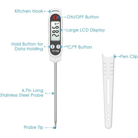 Thermomètre Magnétique Pour Poêle à Bois - Indicateur Température Conduit 0-500°C - Pour Efficacité Et Sécurité