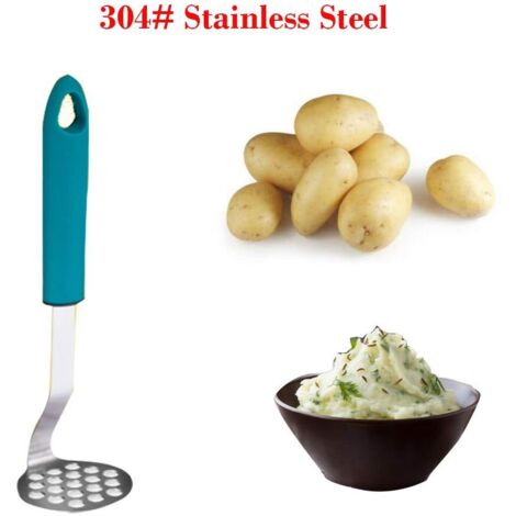 Presse-purée Manuel En Acier Inoxydable - 24 Cm, Pour Pommes De Terre, Légumes, Haricots, Fruits