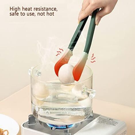 Moufles De Four En Silicone Résistantes à La Chaleur - Pinces De Cuisine Antidérapantes Pour Cuisson Et Barbecue - 2