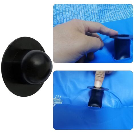 Bouchon D'hivernage Pour Skimmer De Piscine - En ABS - Dimensions ~43,5 X 8,2 Cm - Compatible Entrées 1,5" Et 2" - Protection Contre Le Gel