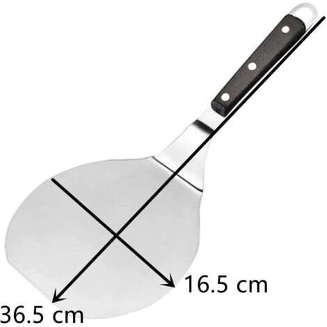 Fackelmann FM Professional Pelle à Pizza 34cm - Spatule Inox Pour Pizza, Tarte Et Gratin
