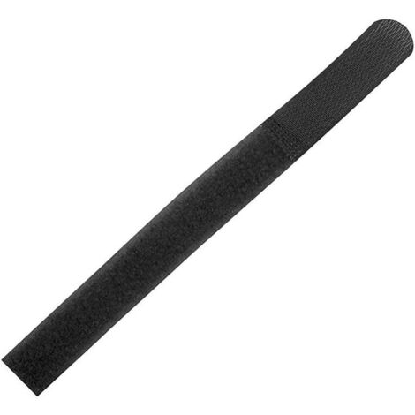 Serre-câbles réutilisables pour ordinateur portable, PC, TV (100 pièces, noir) (1/3)