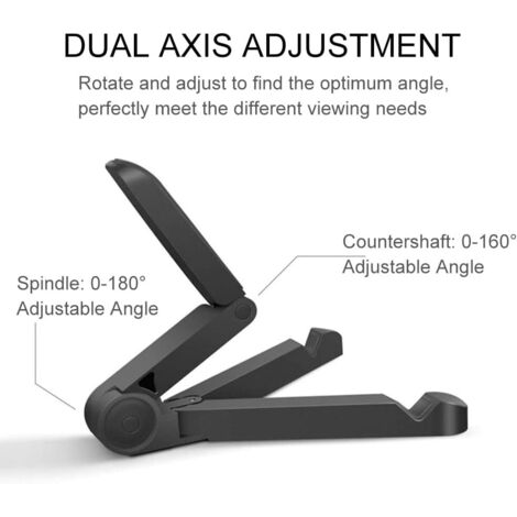 Support de tablette de bureau, support de tablette réglable et portable, support de tablette portable réglable, support de (1/3)